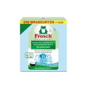 Frosch All-in-1 vaatwastabletten Bicarbonate (7 dozen - 210 vaatwasbeurten)