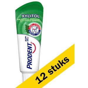 12x Prodent Xylitol Softmint tandpasta groen (75 ml)