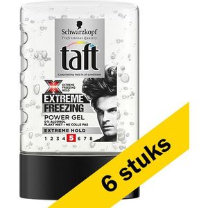 Aanbieding: 6x Schwarzkopf Taft Extreme Freezing gel (300 ml)