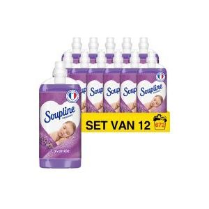 Soupline wasverzachter Lavendel (12 flessen - 672 wasbeurten)
