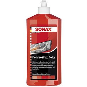 Sonax polish & wax rood (500 ml)