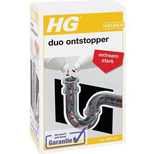 HG duo ontstopper (2x 500 ml)
