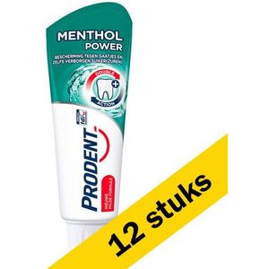 12x Prodent Menthol Power tandpasta (75 ml)
