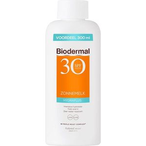 Biodermal zonnemelk Hydra Plus factor 30 (300 ml)