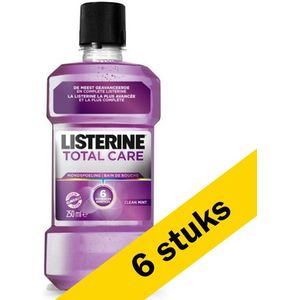 Aanbieding: 6x Listerine Total Care mondwater (250 ml)