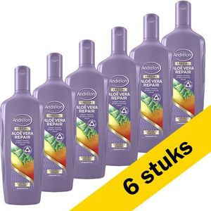 6x Andrélon shampoo Aloë Vera Repair (300 ml)