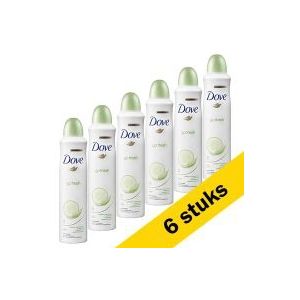 6x Dove deodorant spray Go Fresh (250 ml)