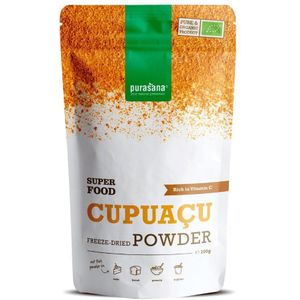 PURASU45 - Cupuaçu poeder 100g BIO (BIO & VEGAN. Cupuaçu uit Brazilië. Tropische smaakbom rijk aan vitamine C.) -  Purasana