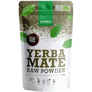 PURAST05 - Yerba Maté poeder 100g BIO (BIO & VEGAN. Yerba Maté Thee. 100 g. Yerba maté is een bron van cafeïne en mineralen die het lichaam een energieboost geven.) -  Purasana