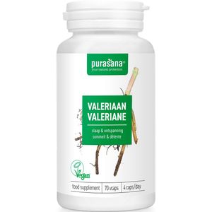 PURAPE32 - Valeriaan extract (VEGAN. Valeriaan extract. 70 capsules. Helpt het lichaam ontspannen en helpt om in slaap te vallen.) -  Purasana