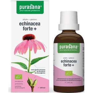 PURATG02 - Echinacea 100ml (BIO. Echinacea supplement. 100 ml, organic en 100% plantaardig. Voor de weerstand. Voor de natuurlijke afweer.) -  Purasana