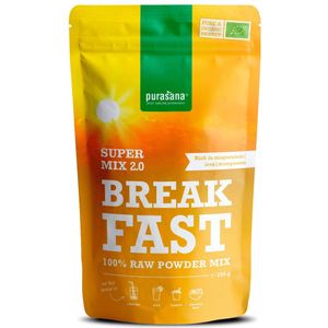 PURASM15 - Breakfast Mix 2.0 250g BIO (BIO. Breakfast Mix 2.0 250g. Breakfast Mix 2.0 is een zorgvuldig geselecteerde mix van kwaliteitsvolle poeders.) -  Purasana