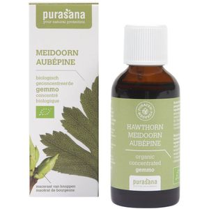 PURAGM07 - Puragem meidoorn 50ml (BIO. Puragem Meidoorn. 50ml, druppels. Draagt bij tot een gezond hart. Geeft een goede en gezonde nachtrust. Ontspannend.) -  Purasana