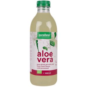 PURAAL02 - Aloë vera drinkgel (BIO. Aloë vera drinkgel. 1 liter, organic. Bevordert de spijsvertering. Ondersteunt en versterkt het natuurlijk afweersysteem.) -  Purasana