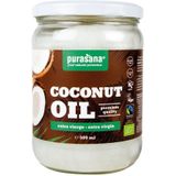 COCOPL02 - COCO Extra virgin kokosolie 500 ml (BIO. Kokosolie extra vierge. 500 ml, organic en vegan. Een must-have in jouw keuken. Je kan het zelfs gebruiken op je haar of als schoonheidsmasker.) -  Purasana