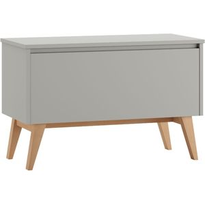 Love it Store it Opbergdoos met deksel - Stoffen opbergdoos - Vierkant en extra stevig - Grijs met koala - 33x33x33 cm