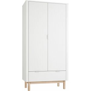 Pinio Miloo 2-deurs kledingkast - wit