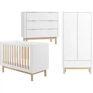 INTERBABY Lit Bébé - Star Nature avec Kit Cododo pas cher