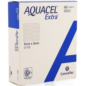 Aquacel Extra 5x5cm  10 stuks
