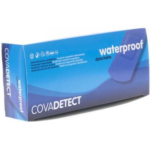 Covadetect waterproof detectiepleisters 7,2cmX2,5cm  100 stuks
