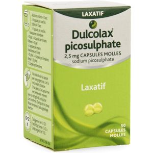 Dulcolax picosulphate 2,5mg Softgel 50 stuks