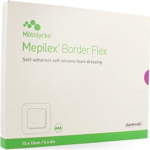 Mepilex - Border Flex - Pansement - 15x15 cm - 5 stuks