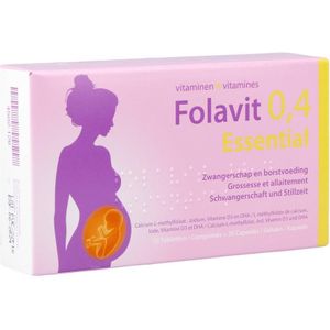 Folavit 0,4 Essential Capsules & tabletten 30+30 stuks
