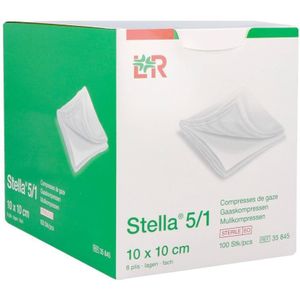 Stella Kompressen 10cmx10cm 100 stuks