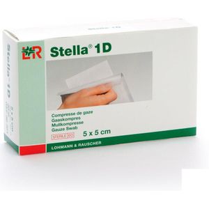 Stella 1D kompressen 5x5cm 30 stuks