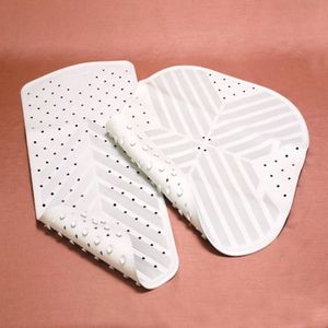 Bad -en douchemat wit 53x53cm 1 stuks