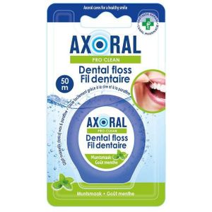 Axoral Pro-clean Floss Mint Waxed 50m 1 stuks
