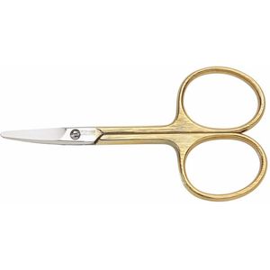 Morser  babyschaar rond verguld 1 stuks