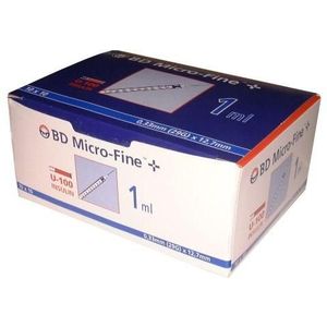 BD Micro-fine+ insulinespuit U100 1ml 29G 10x10 stuks