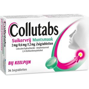 Collutabs Munt suikervrij Zuigtabletten 36 stuks