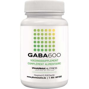 Pharmanutrics Gaba 600 Capsules 60 stuks