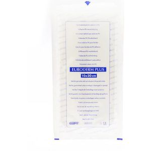 Euroderm Plus steriel wondverband 10cmx20cm 1 stuks
