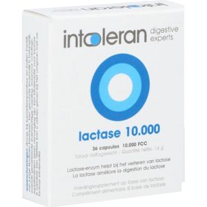 Intoleran Lactase 10.000 Capsules 36 stuks