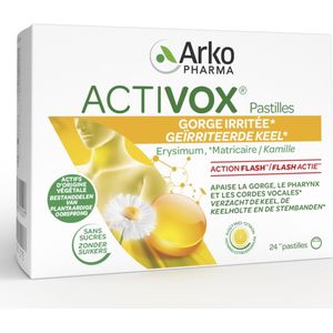 Activox Honing citroen  Zuigtabletten 24 stuks
