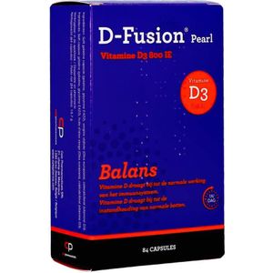 D-Fusion Balans Pearl 800IU NF Softgel 84 stuks