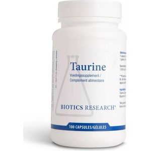 Biotics Taurine 500mg Capsules 100 stuks