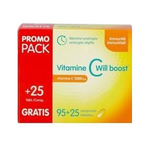 Vitamine C-Will Boost Promo Tabletten 95+25 stuks