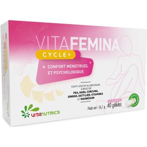 Vitanutrics Vitafemina Cycle+ Capsules 40 stuks