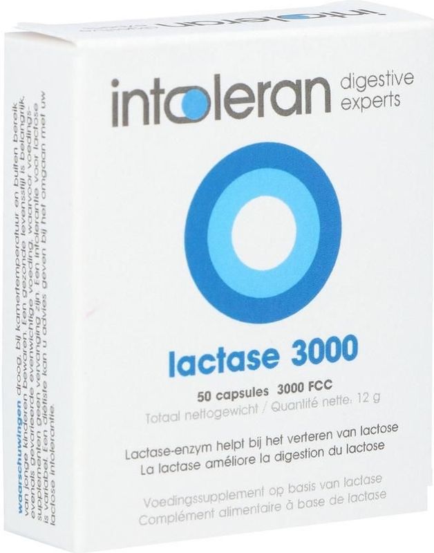 Intoleran Lactase 3.000 Capsules 50 stuks