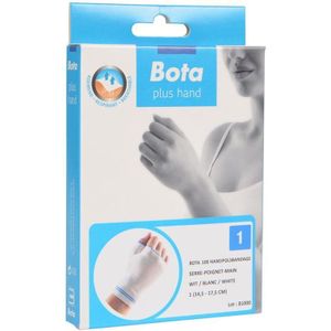 Bota  Handpolsband met duim 100 wit T1 1 stuks