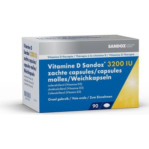 Vitamine D Sandoz 3200IU Softgel 90 stuks
