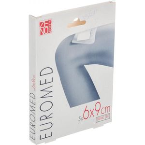 Euromed steriele pleisters 6cmx9cm 5 stuks