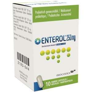 Enterol 250mg Capsules 10 stuks