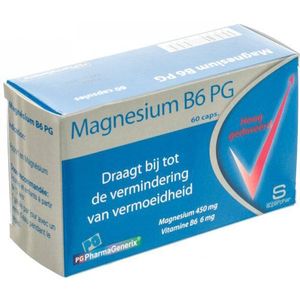 PharmaGenerix Magnesium B6 Capsules 60 stuks