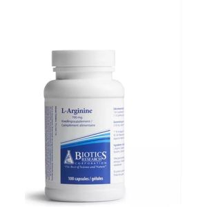 Biotics L-Arginine 700mg Capsules 100 stuks