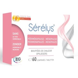 Sérélys perimenopauze - menopauze Tabletten 60 stuks